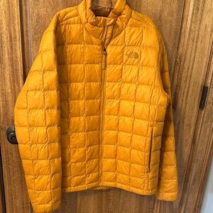 The North Face Mustard Quilted Jacket